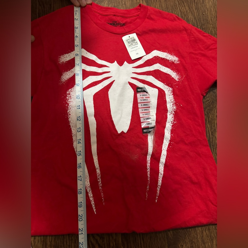 Marvel Gray Striped T-Shirt - Picture 6 of 7